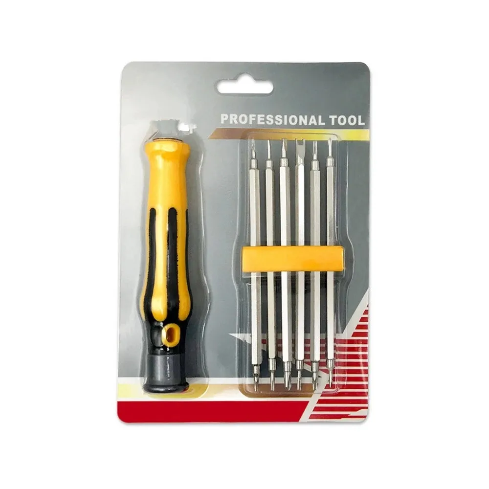 

6 in 1 Screwdriver Set Multifunctional Magnetic Screwdriver Repair Tool Multifunctional Repair Torx Hex Y PH00 Drill Bit Set