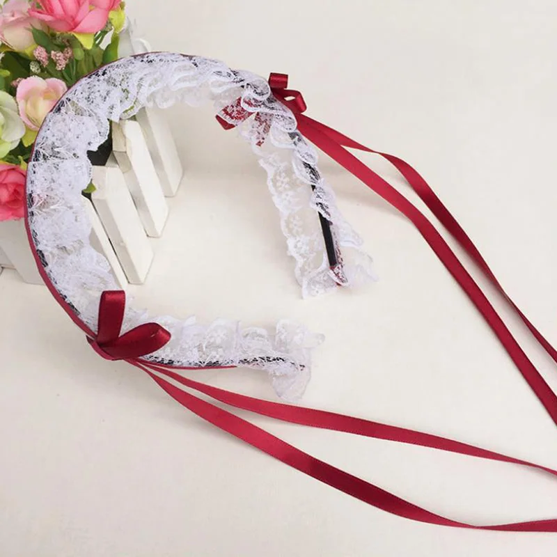 

Lace Bow Ribbon Women Hairbands Lady's Headwear Hair Accessories Headwrap Girl's Headbands