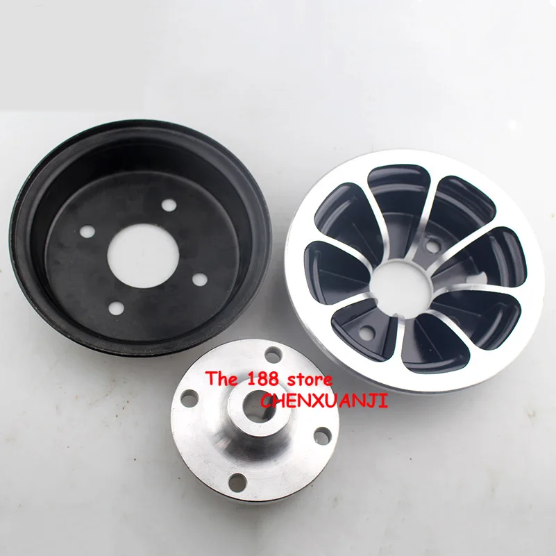 Снегоуборочная оправа 6-дюймовая ступица колеса из алюминиевого сплава подходит