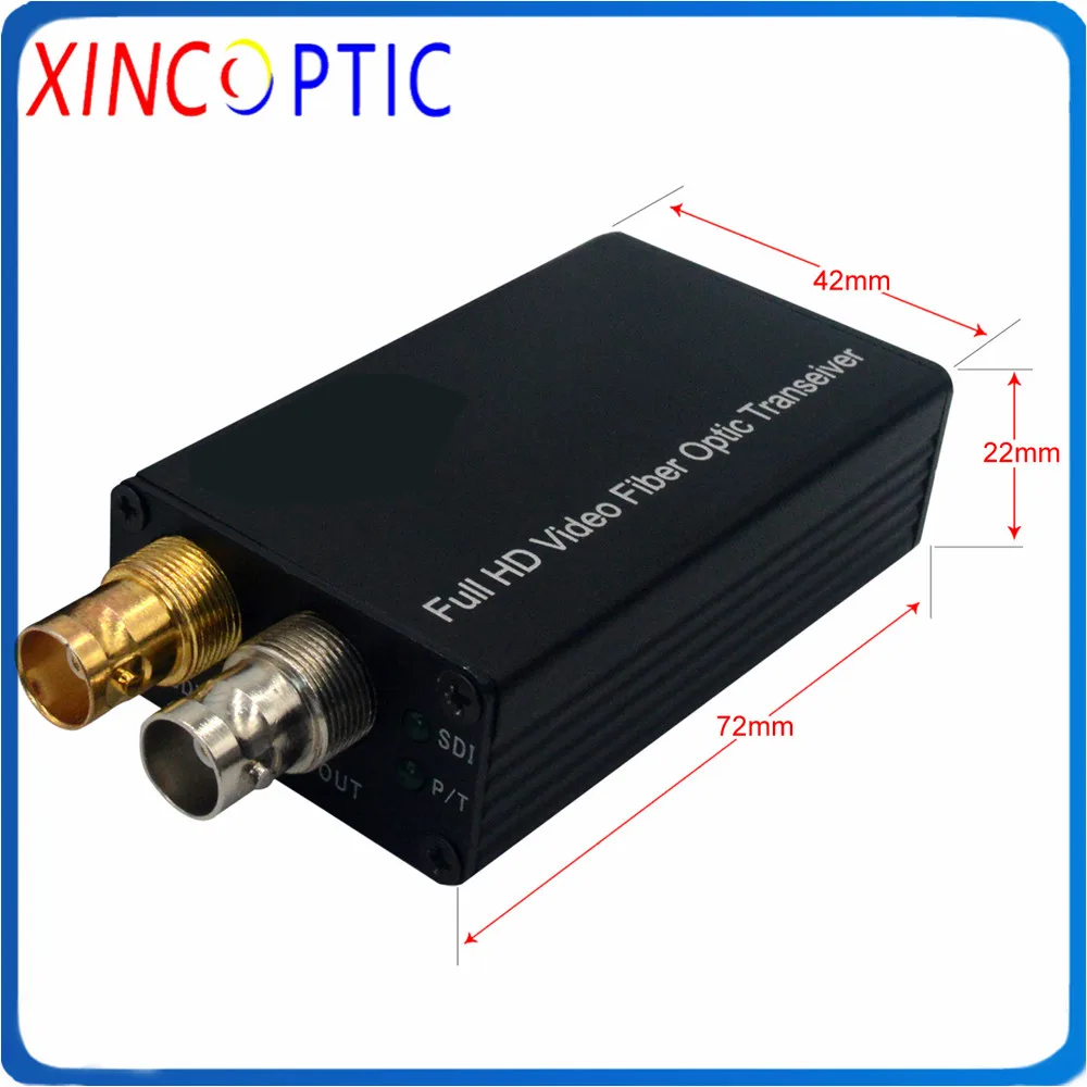 Оптоволоконный приемопередатчик Full HD 1080P Mini 1Ch оптический с обратной связью SM SX 20