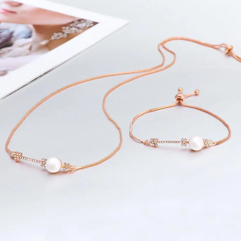 Женский комплект украшений в африканском стиле винтажный из колье и браслета с