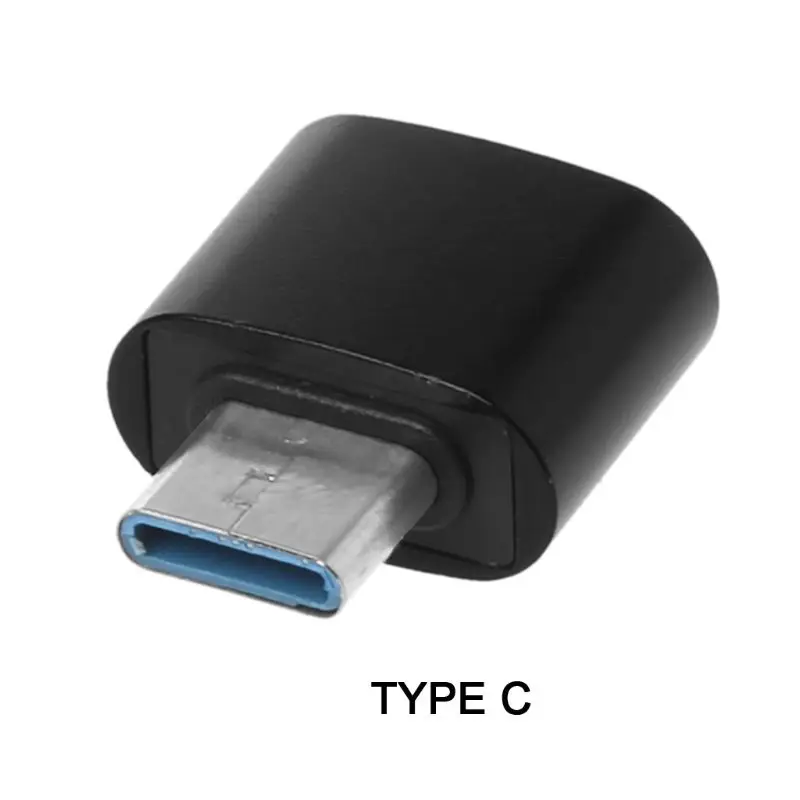 Металлический USB C 3 1 Type папа к 2 0 Женский OTG адаптер для синхронизации данных Samsung S9
