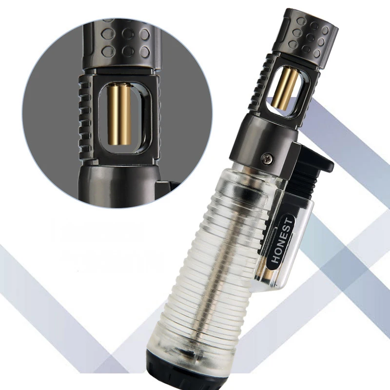 Искренняя ветрозащитная газовая зажигалка фонарь жигалка аксессуары для