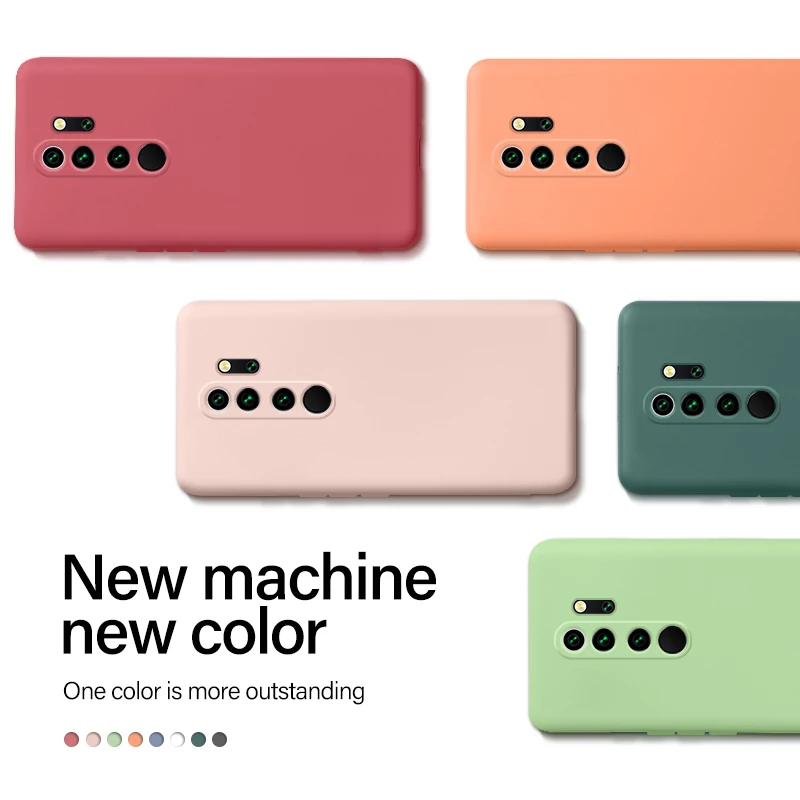 

Ultra-thin Cute Lanyard Liquid Silicone Phone Case For Xiaomi Redmi Note 10 9 s 8 Mi 10 9 Lite Pro Luxury Soft Cover Coque