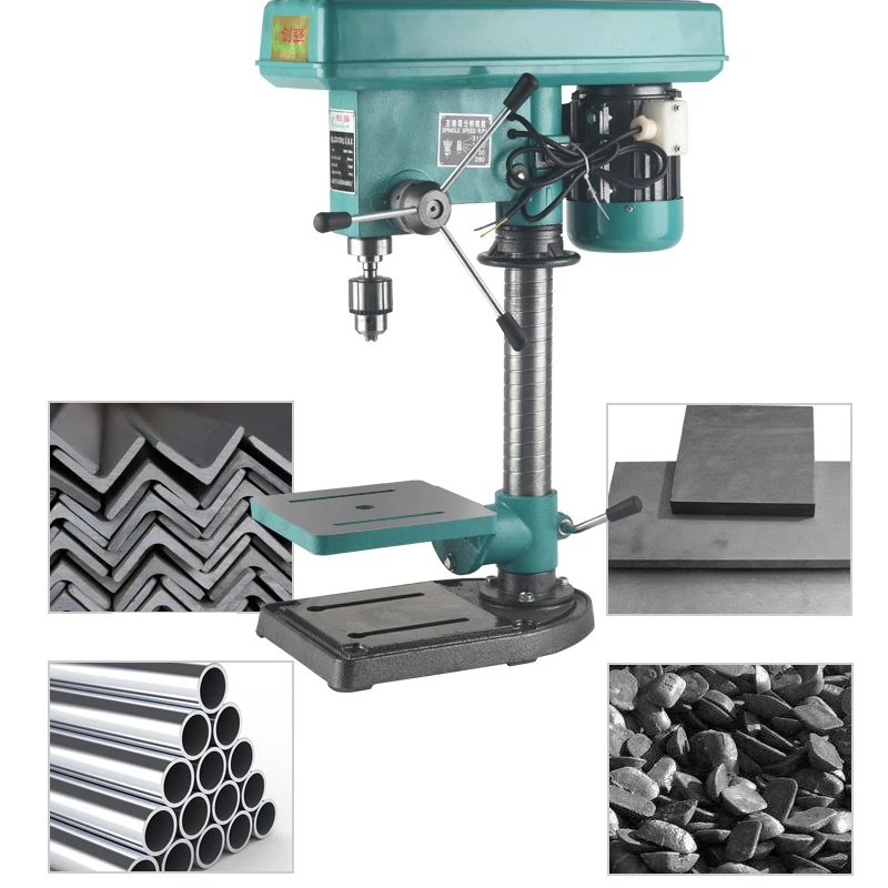

Z516 Industrial Grade Bench Drill Household Bench Drill Small 220V750W Motor Parts High Power Drilling and Milling Machine