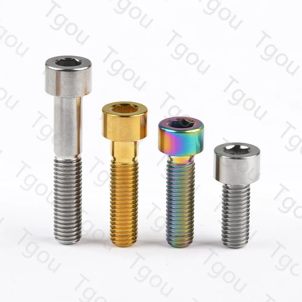 Tgou Titanium Bolt M10x25 30 35 40 55mm Pitch 1.25 Allen Key Head Screws for Motorcycle Car | Обустройство дома