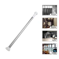 tension rod curtain shower adjustable rod spring tension easy installation home bathroom products shower curtain poles