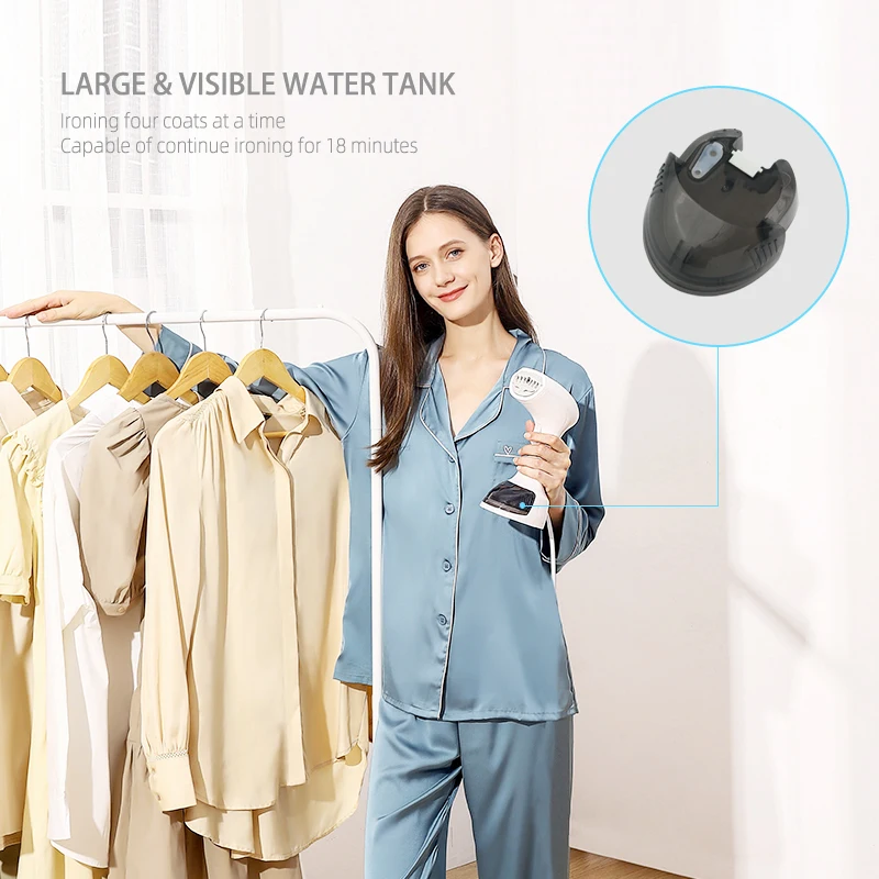 

ROSPEC Household Garment Steamer Handhold Electric Garment Cleaner Steam Ironing Clothes Generator Steam Hanging Ironing Machine