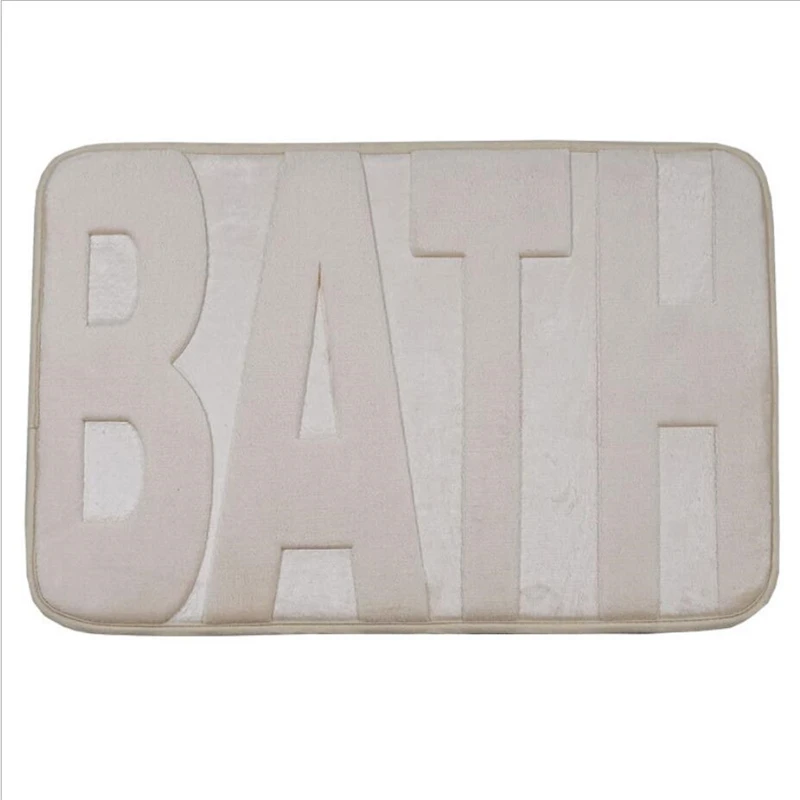 

Memory Foam Bathroom Carpet Bedroom Decor High-end Slow Rebound Absorbent Pad Toilet Bathroom Kitchen Non-slip Mat