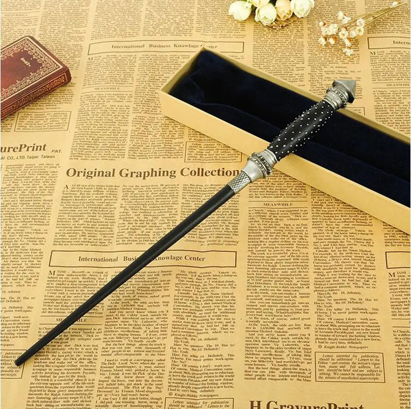 Оригинальная версия металлический сердечник Deluxe COS Colsplay Core Luna Voldemort Гермиона Волшебная волшебная палочка подарочная упаковка