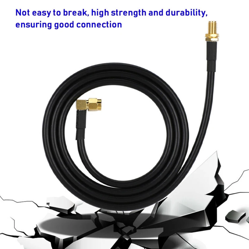 SMA Male to SMA Male Cable SMA Plug WiFi Antenna Extension Cable Connector Adapter For Baofeng UV5R UV82 UV-9R Plus Walkie Talki