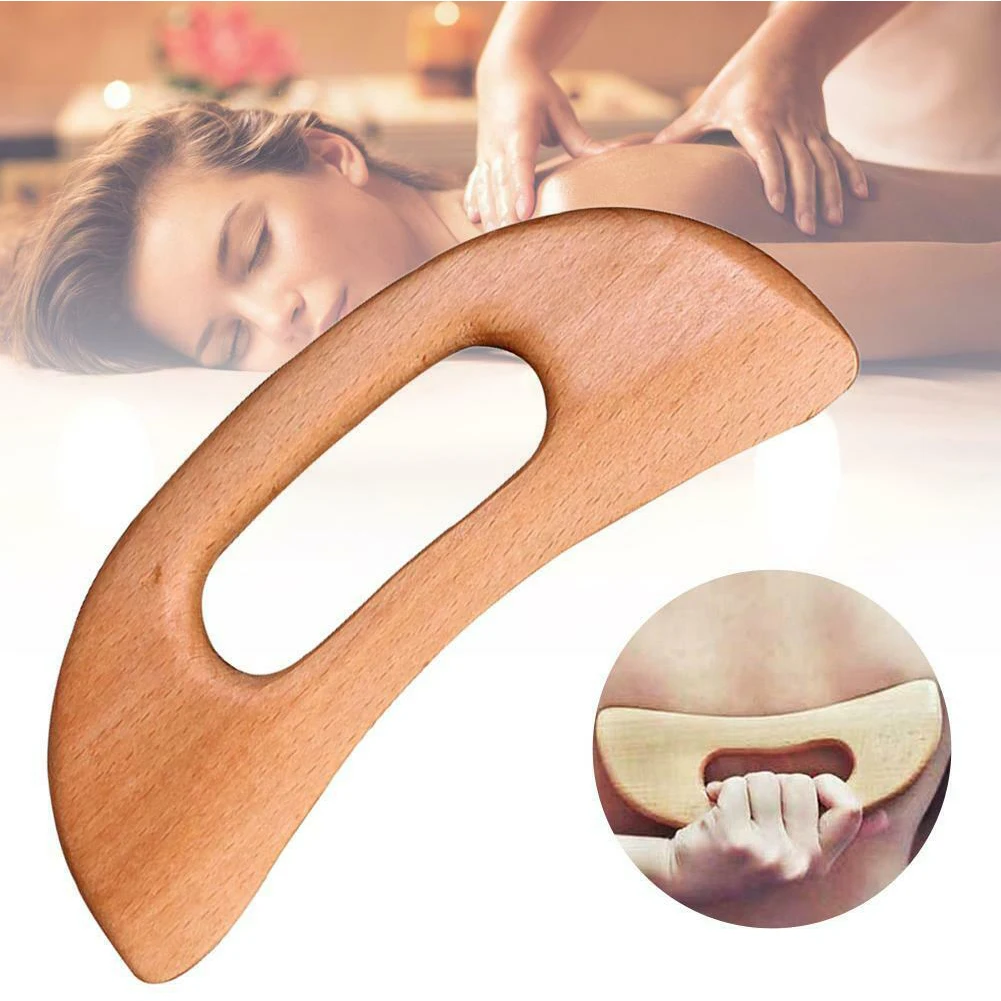 

Plate Health Care Beech Relaxation Slimming Meridian Guasha Board Neck Therapy Tool Massage Scraper Back Arm Facial