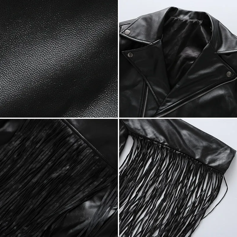

2021 Hip Hop Boys Dance Costumes Black Leather Fringe Jacket Rivets Pants Kids Jazz Street Dancing Performance Clothes Stage