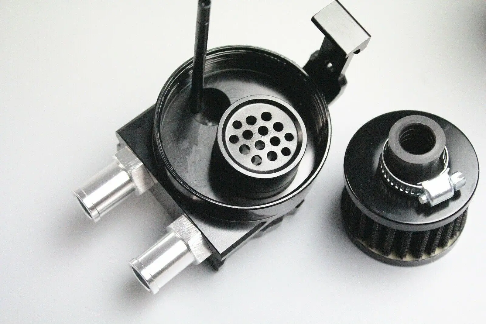 

Machine Oil Can For 10AN Oil Catch Can Reservoir Tank +Breather Filter Baffled Kit HT8005HT8030