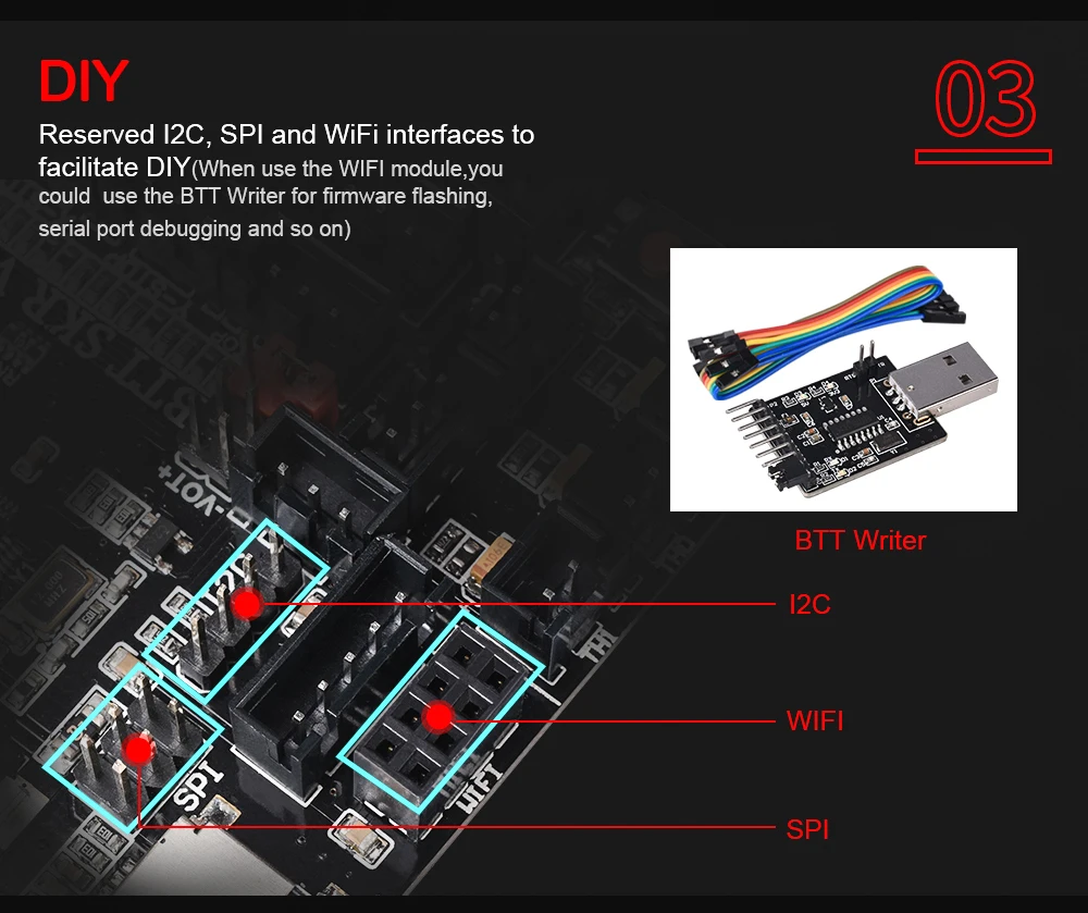 BIGTREETECH SKR V1.4 плата управления BTT SKR V1.4 Turbo 32 бит Wi-Fi части 3d принтера SKR V1.3 MKS GEN L TMC2130 TMC2209 tmc2208