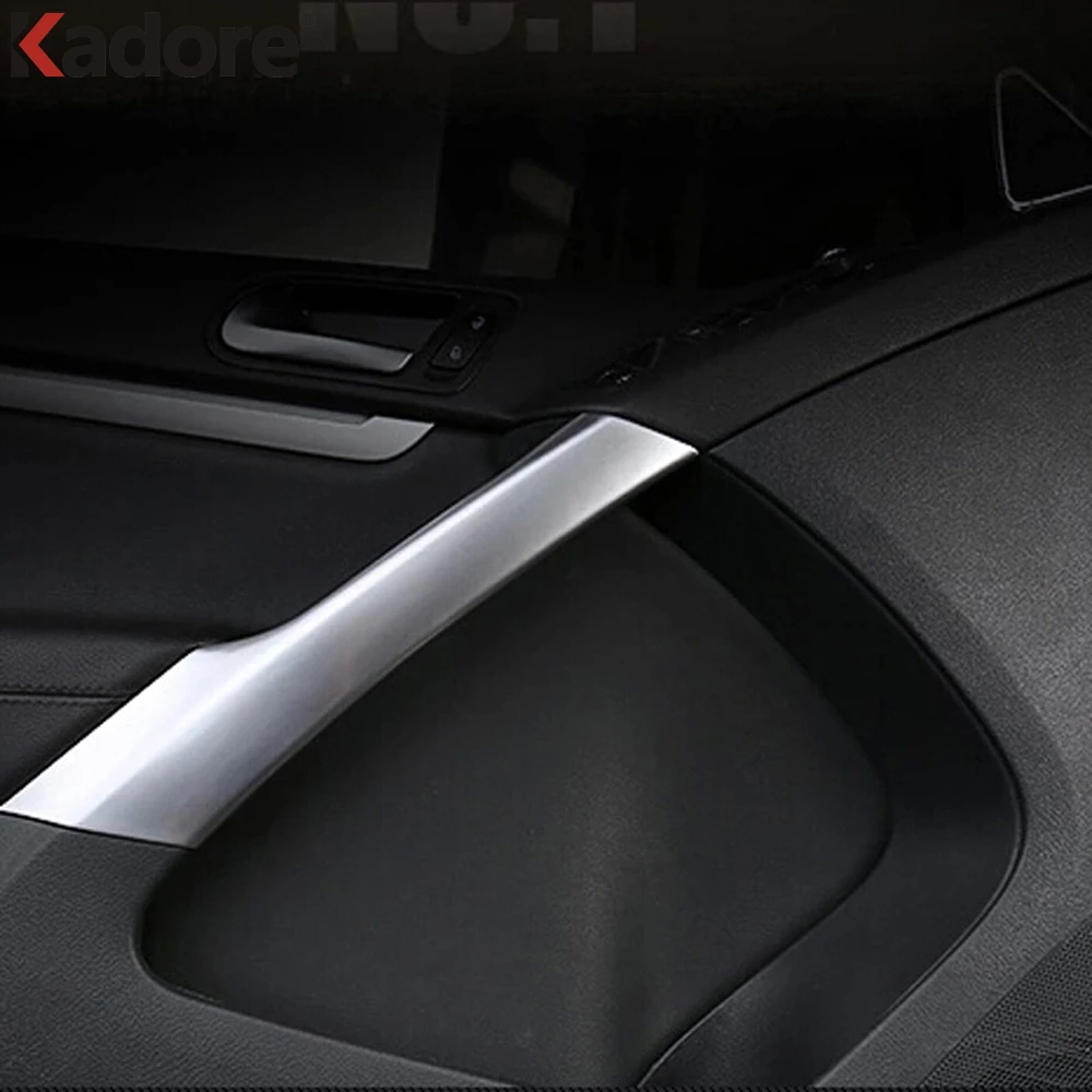 Для Volkswagen Tiguan 2009-2011 2012 2013 2014 2015 ABS Матовый внутренняя Боковая дверь подлокотник