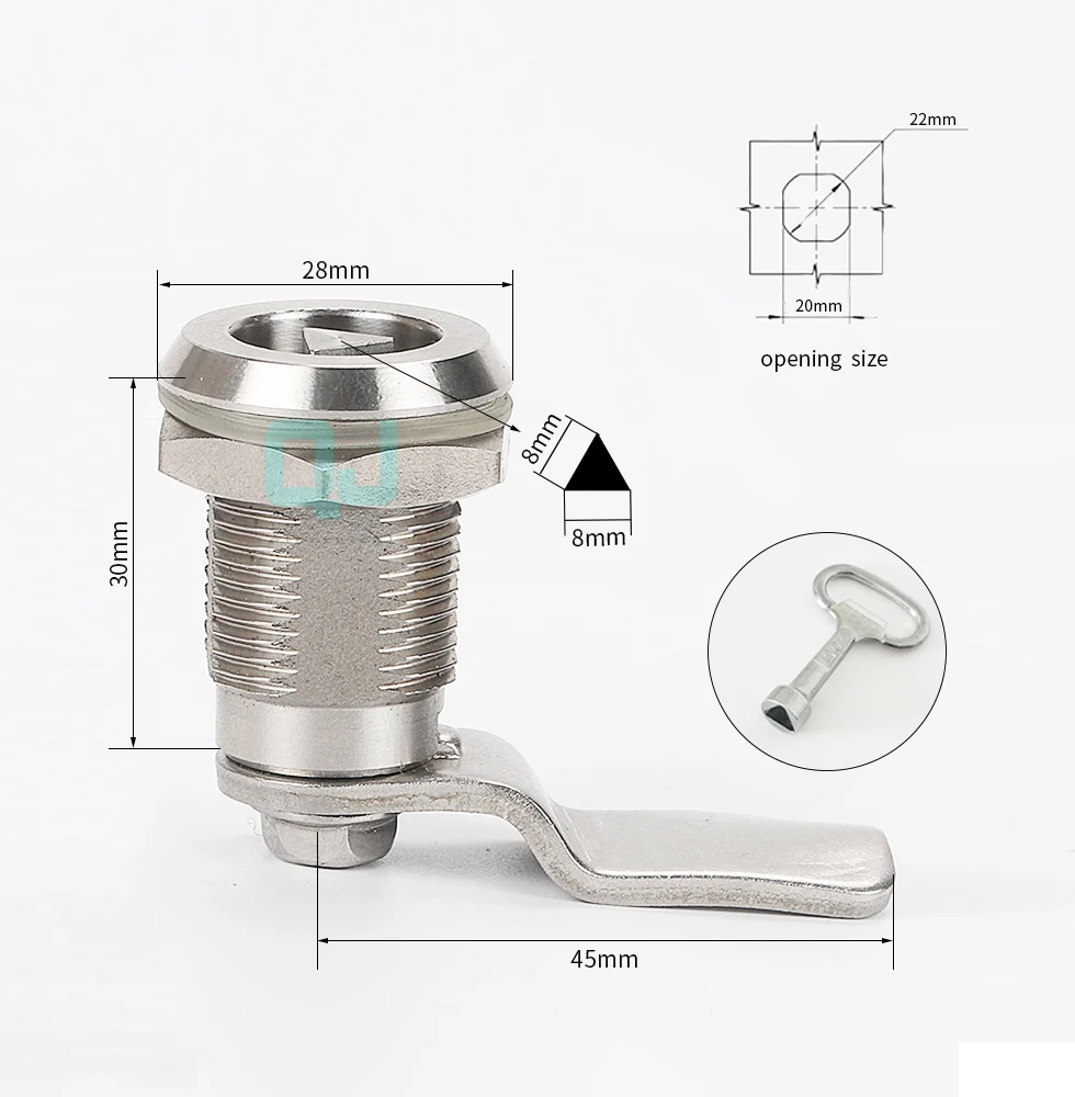 

Треугольный замок MS705-30 из нержавеющей стали