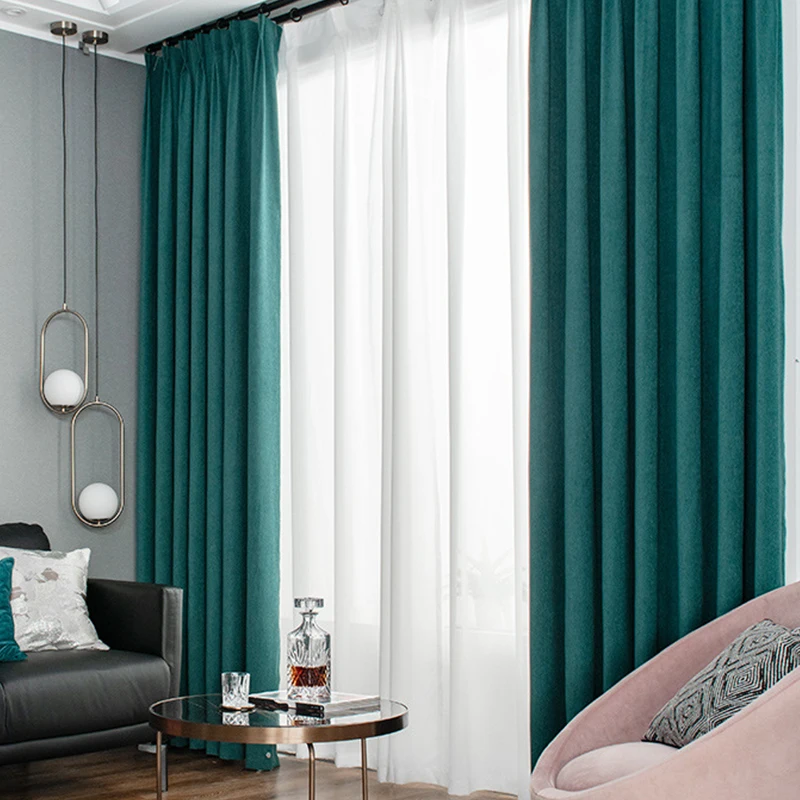 Занавеска s для гостиной столовой спальни современная простая короткая