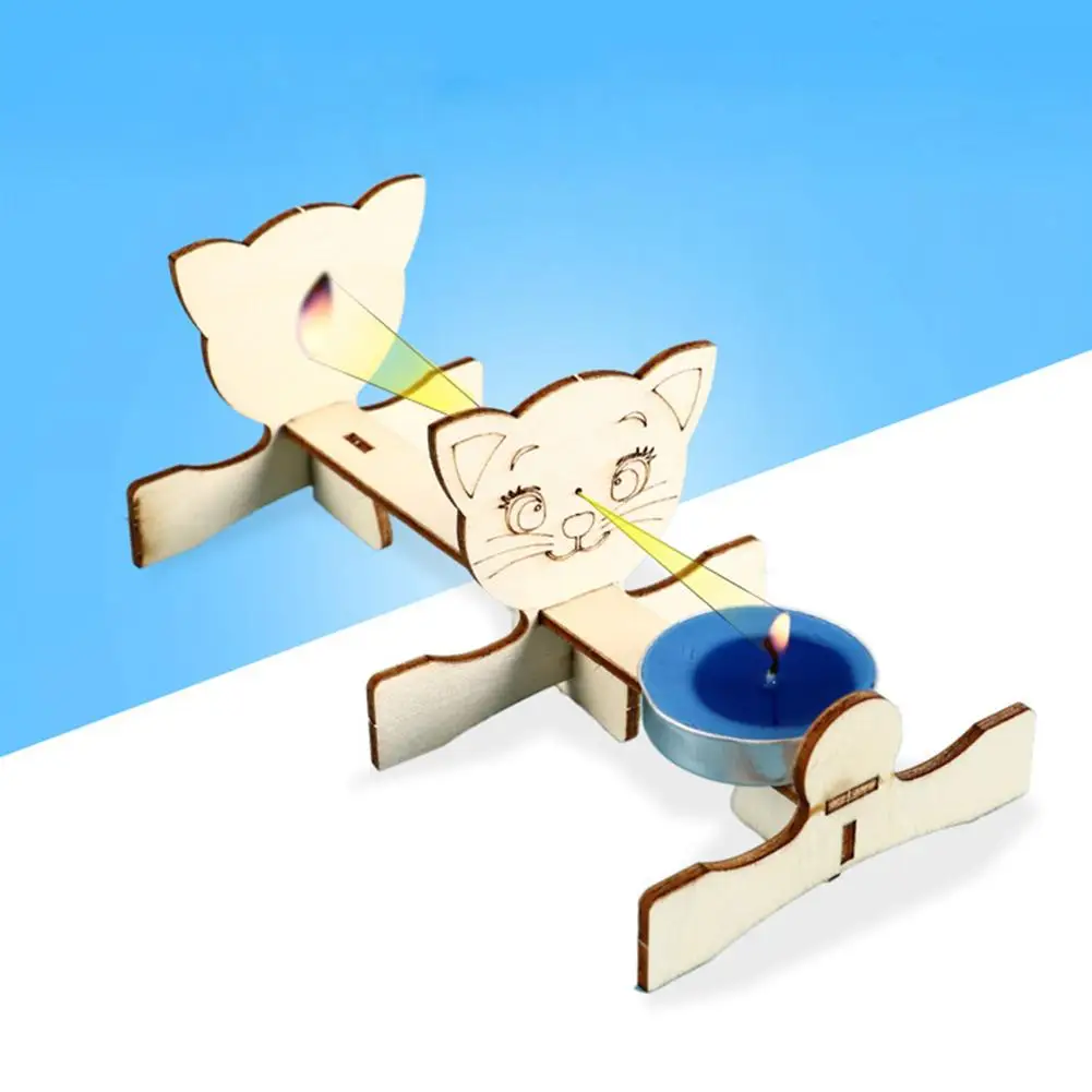 DIY отверстие материалы воображения деревянный школьных проектов научно модель