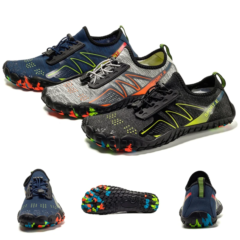 Men Women Water Shoes Quick Dry Upstream Sport Barefoot Diving Socks Non Slip Aqua Hiking Climbing Sneakers | Спорт и развлечения