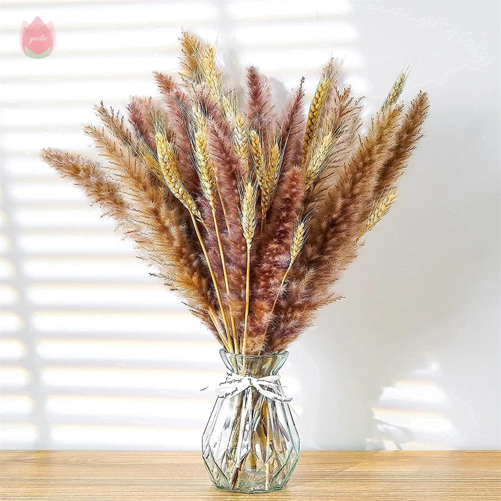 Натуральный сушеный цветок пшеницы для сушеных цветов свадьба вечеринка