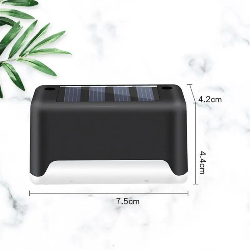 

4/8 PCS Solar Step Lights Outdoor Waterproof Led Solar Stair Fence Lamp Decoration For Patio Stairs Garden Yard Night Light