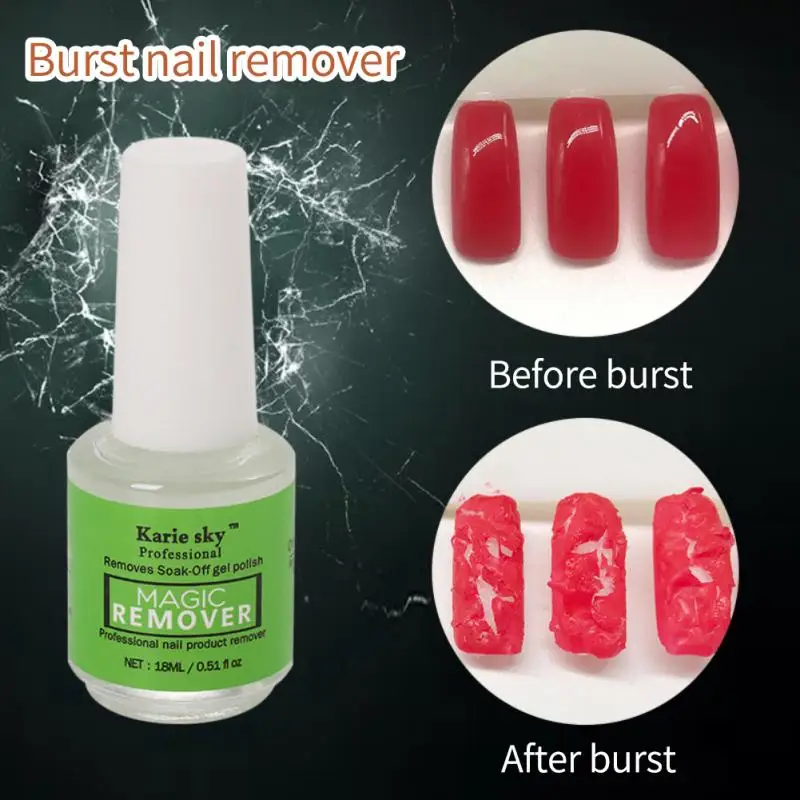 Магический гель для ногтей 15/18 мл средство удаления замачиванием лака удаление