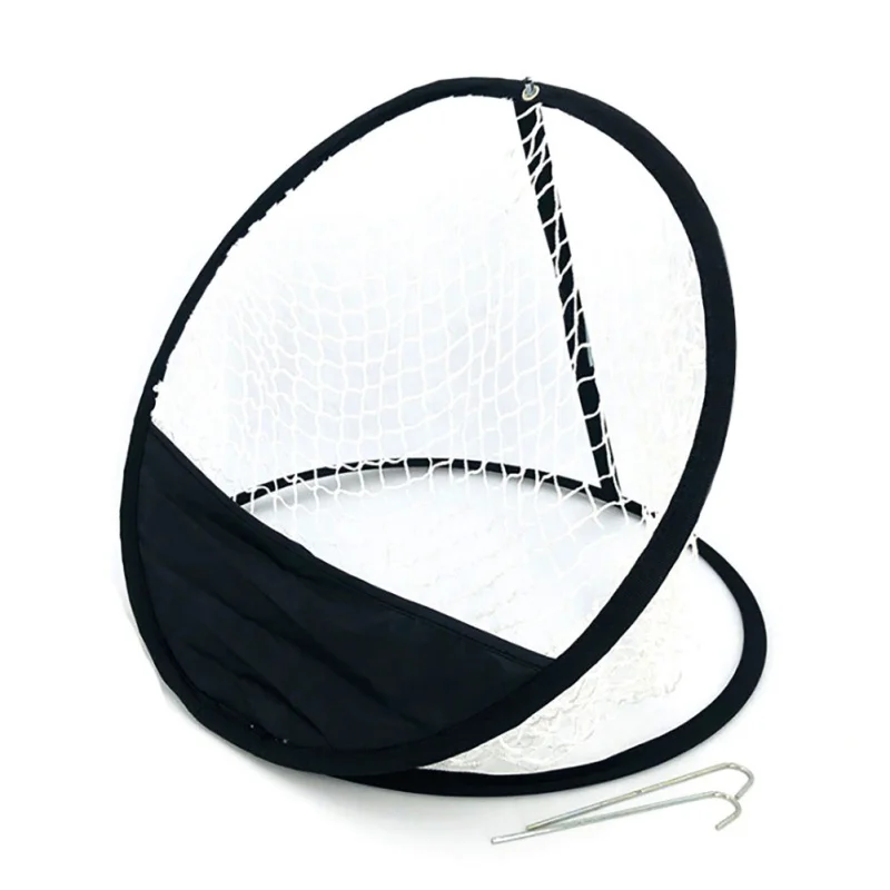 

Portable Golf Chipping Practice Net Golf Pop-UP Indoor Outdoor Chipping Pitching Cages Mats Easy Net Golf Training Aids Beginner
