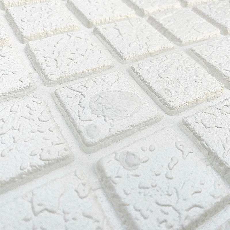 

1PC 35X35CM DIY Self Adhesive 3D Wall Stickers Bedroom Waterproof Foam Brick Room Wallpaper Decor Living Wall Sticker For Kids