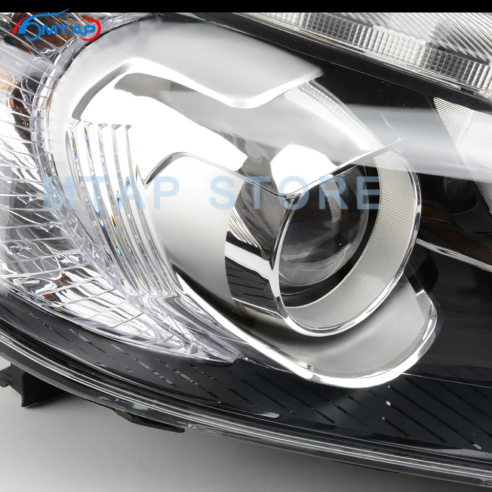 MTAP 2 шт. передний бампер головной светильник Sub-Assy галогенный светодиодный DRL для