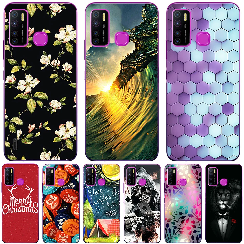 

Чехол-накладка для Infinix Hot 9, 9 Play, 9 Pro, 2020, силиконовый, мягкий, ТПУ