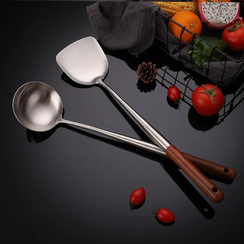 mhntlos stainless steel scoop filter grease spoon colander spoon soup oil separation cooking colander tools kitchen gadgets set free global shipping