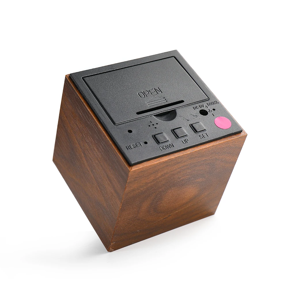 Деревянные светодиодные часы будильник с подсветкой USB/AAA|Будильники| |