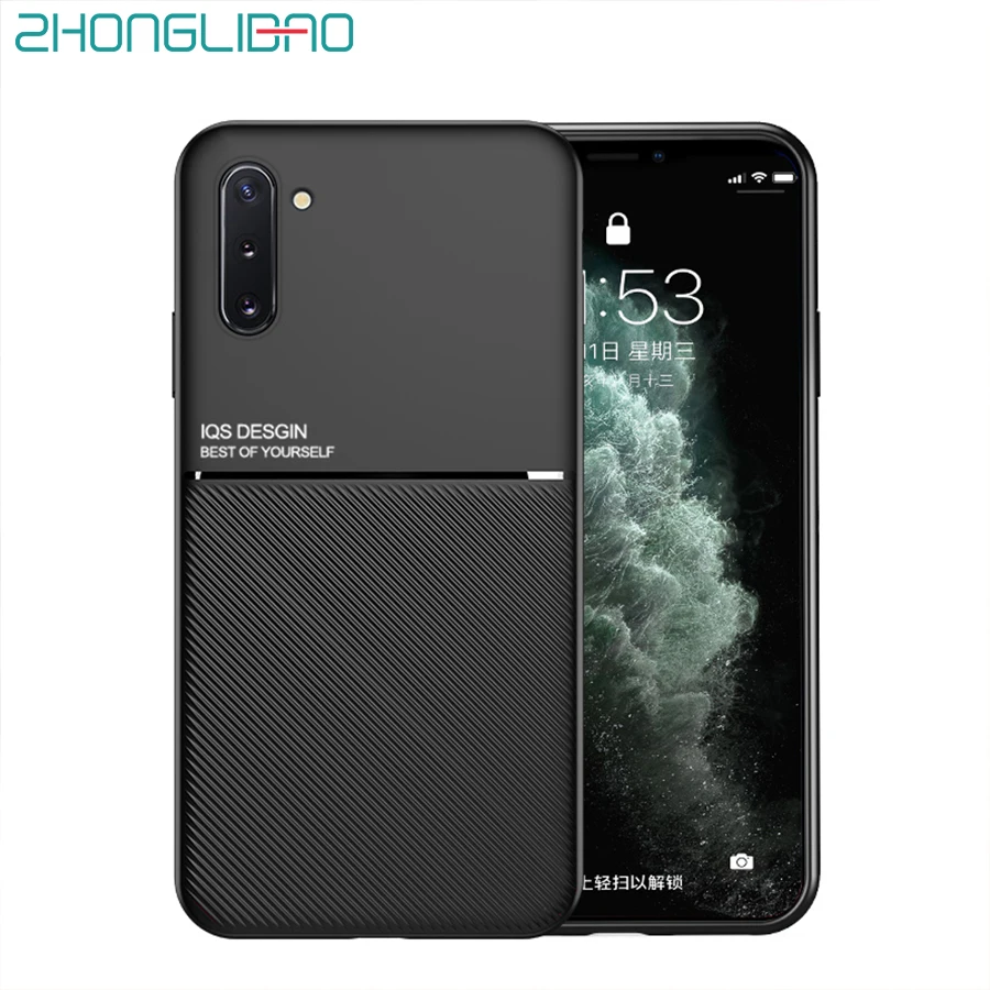 Ультратонкий Мягкий чехол из ТПУ для Samsung Galaxy S11 S10 S9 S8 Note 10 9 8 Plus S11e S10e встроенный