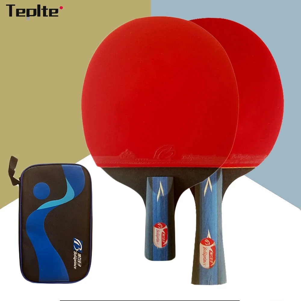 

1 шт. профессиональная ракетка для настольного тенниса из углеродного волокна, резиновые двухсторонние лапки, высокое качество