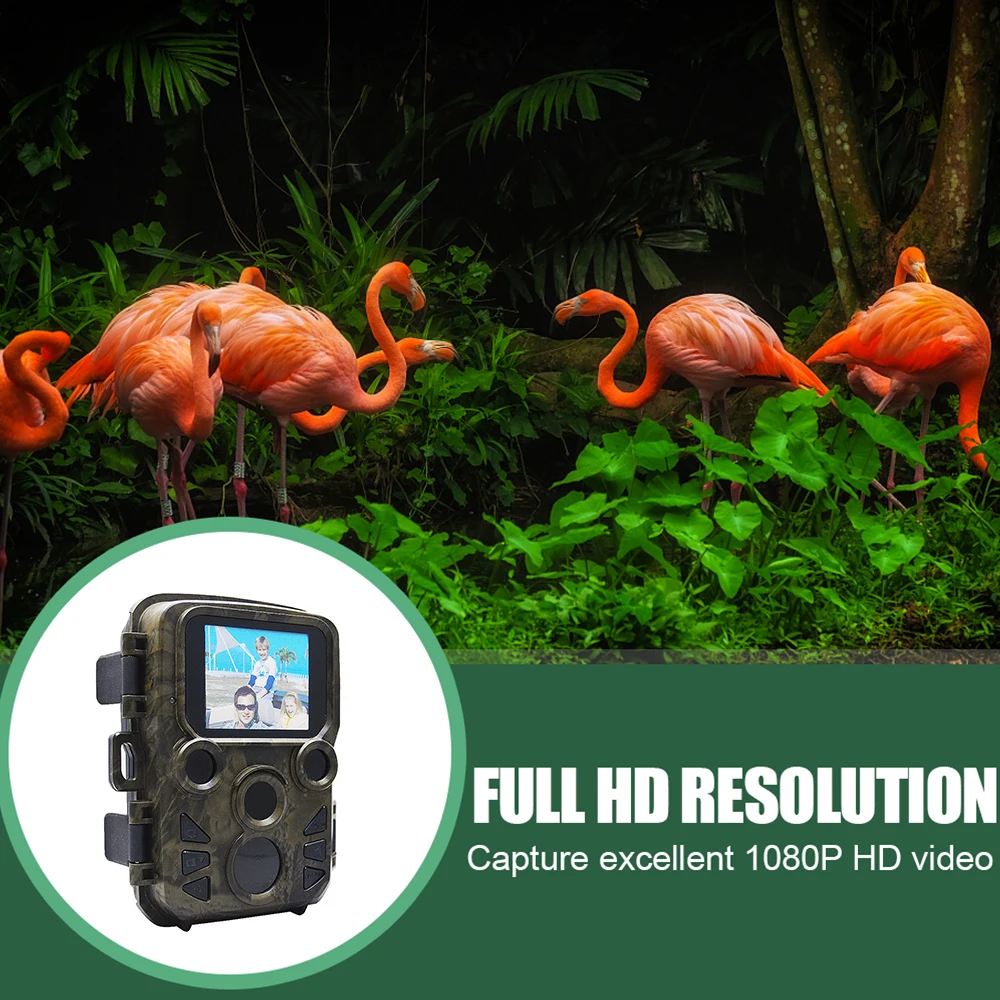 

H501Mini Hunting Camera Waterproof 16MP 1080P Wildlife Scout Camera With Night Vision Photo Traps Hunter Cam