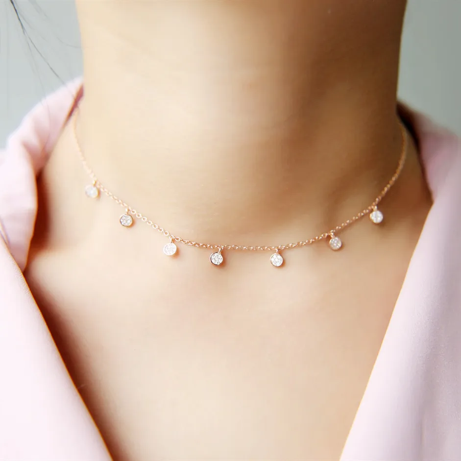 Классические свадебные вечерние женские ожерелья чокер ювелирные изделия из