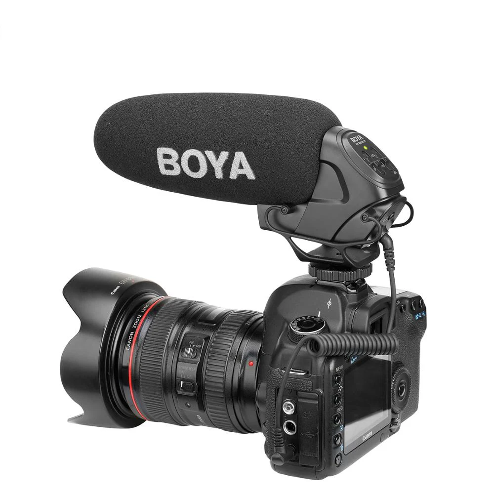 

BOYA BY-BM3031 Microphone Supercardioid Condenser Interview Capacitive Mic Camera Video Mic for Canon Nikon Sony DSLR Camcorder