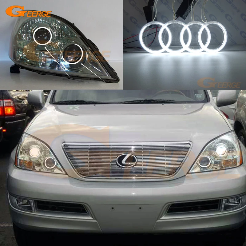 Набор колец для Lexus gx 470 gx470 J120 2003 2004 2005 2006 2007 2008 2009 CCFL автомобильные аксессуары|angel