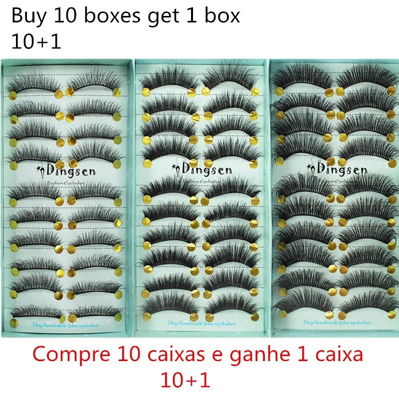 5 пар Натуральные Искусственные длинные норковые 3d-ресницы для макияжа | Красота