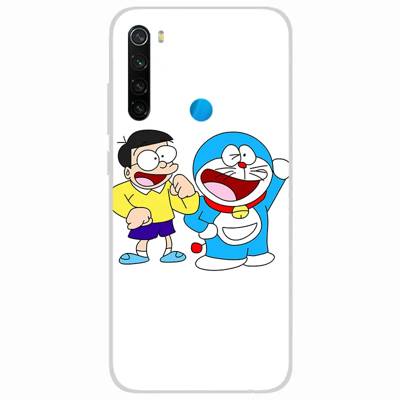 Силиконовые чехлы для Xiaomi redmi Note 8 pro 7 6 5 4x чехол 7a k20 Doraemon Аниме Матовый силиконовый