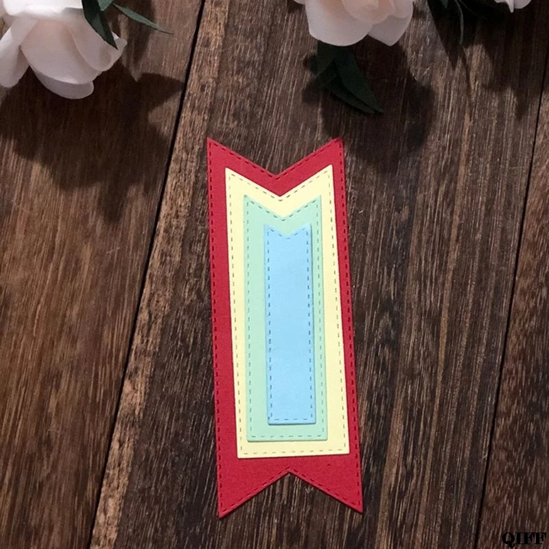 Трафарет из углеродистой стали с точечной линией и флагом шаблон для тиснения