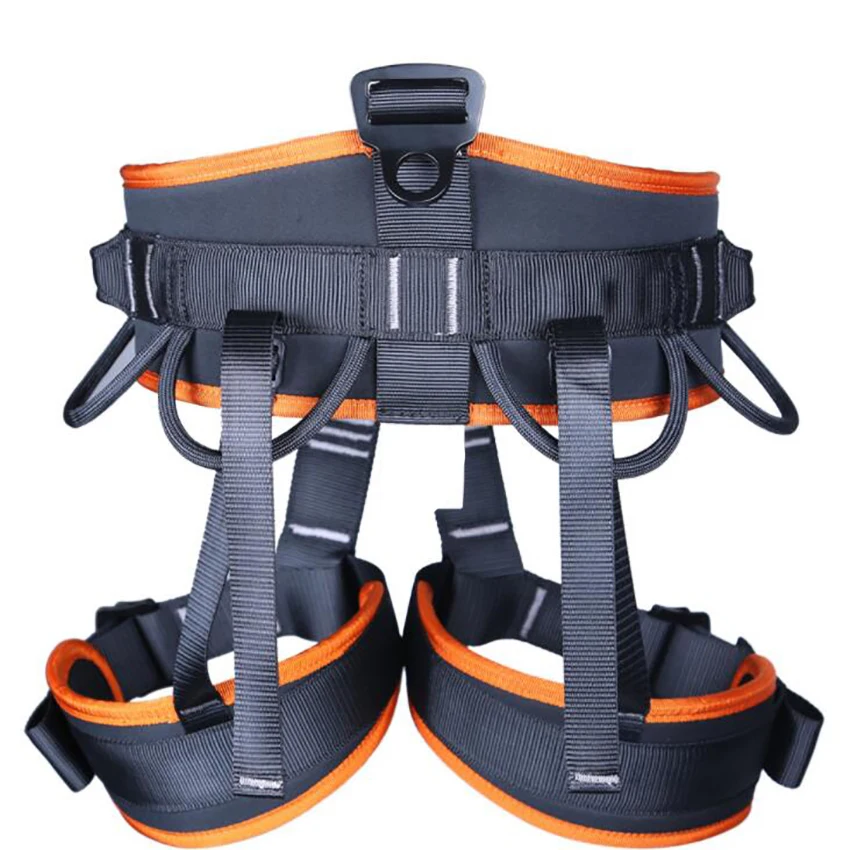 Climbing Harness Outdoor Rock Climbing Harness Protect Waist Safety Harness Half Body Harness for Mountaineering Fire Rescue