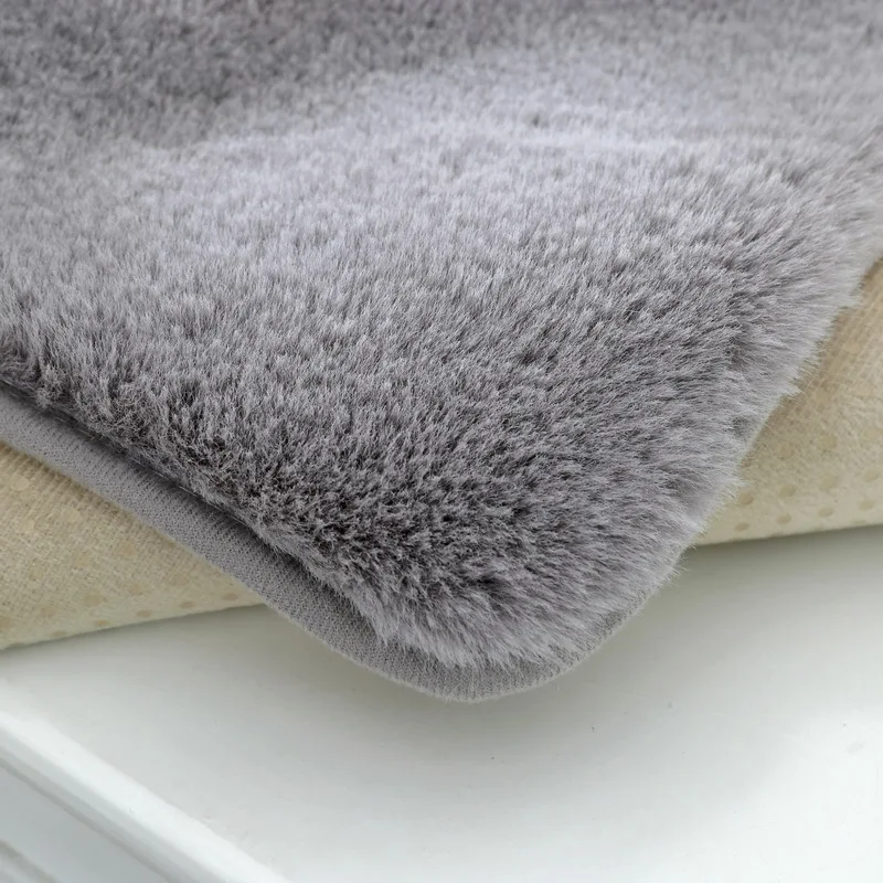 

Pink Sheepskin Shaggy Thick Plush Cushion Sofa Window Blanket Balcony Mat Soft Fluffy Faux Fur Tatami Carpet Modern Area Rugs
