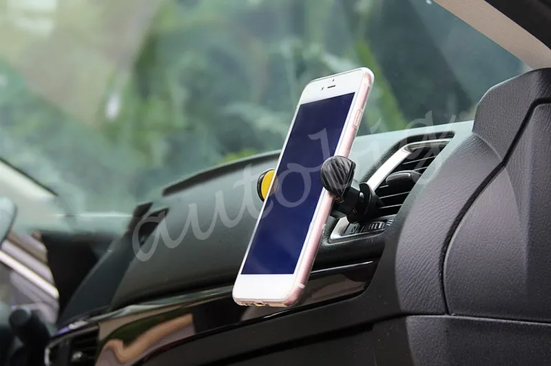 vehicle interior rotatable mobile display stand air vent mount cradle phone holder adjustable accessories parts abs molding free global shipping