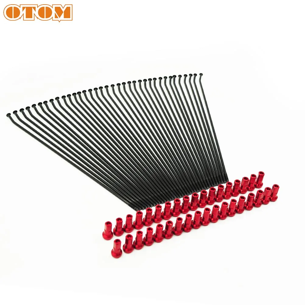 

Мотоцикл OTOM, 36 шт., спицы заднего обода колеса 21 дюйм, передние 18 дюймов 19 дюймов, с ниппелями для HONDA CRF 250 450, стальные колпачки для велосипедов, Проволочная спица