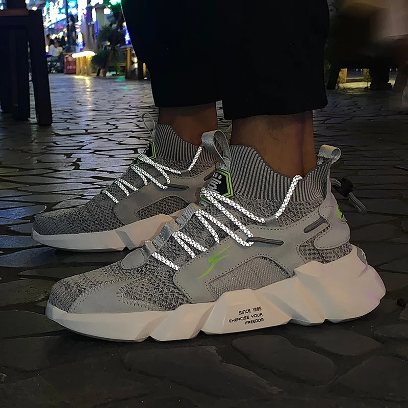 

Fashion Men Mesh Breathable Shoes Sneakers High Quality Comfortable Casual Sports Shoes Zapatillas Deportivas Hombre Superstar