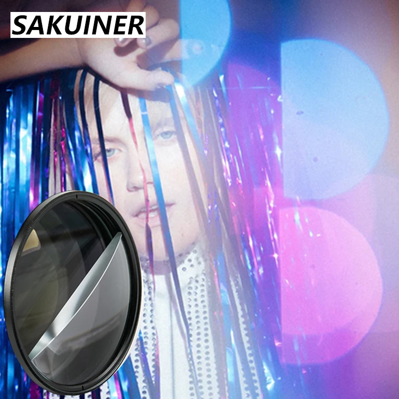 

58 62 67 77 72 82mm Photography Camera Accessories Kit Lens Filter Blur Blurry Glass Prism FX ND UV Filter for Canon Sony Nikon