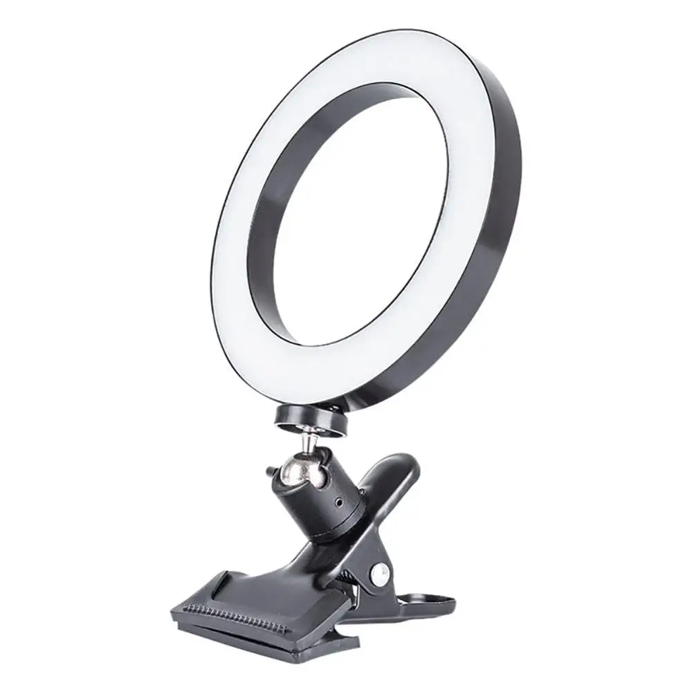 

20cm Fill Ring Light For Mobile Phone Computer Brightness Adjustable Selfie Lights Live Broadcast Video Fill Light Beauty