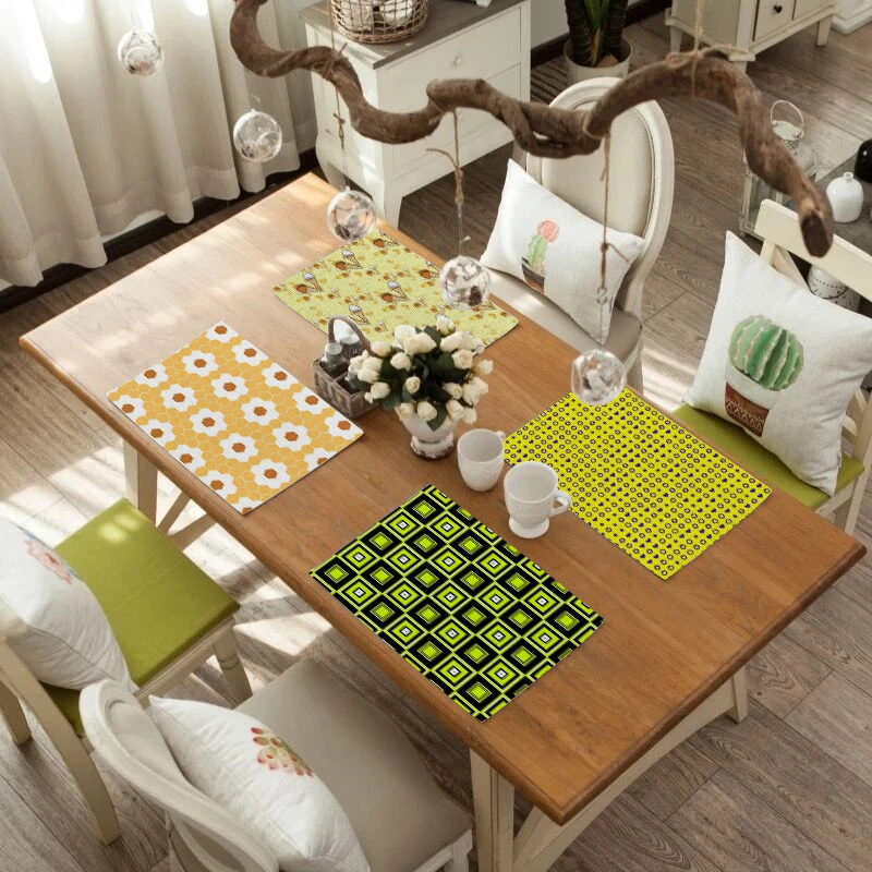 Fuwatacchi желтый теплоизолирующая подставка кухонная салфетка-подставка со